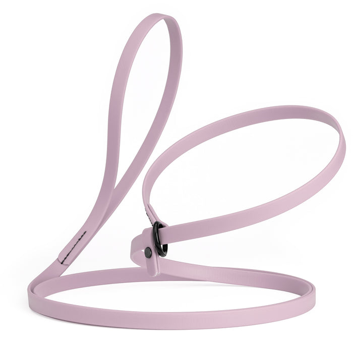 Pastel Purple slip lead dog leash, made from waterproof Biothane, 1/2-inch wide