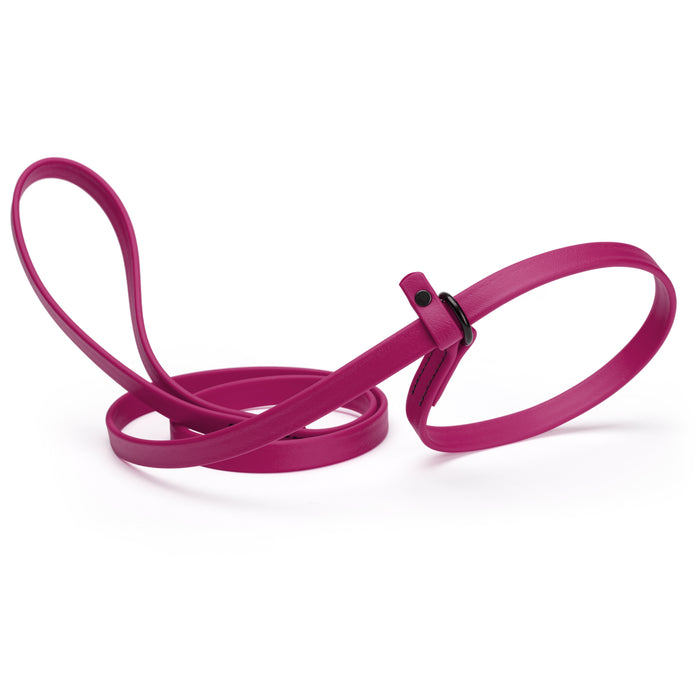 Magenta Pink slip lead dog leash, made from waterproof Biothane, 5/8-inch wide