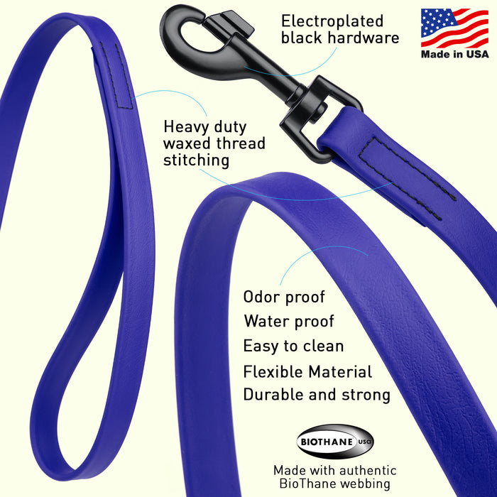 Biothane Waterproof Dog Leash 4 ft