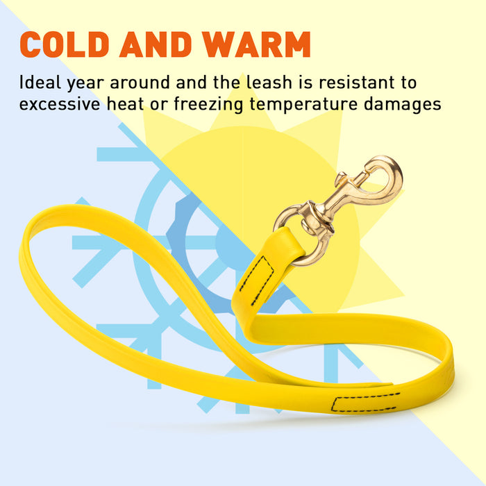 Viper Biothane Traffic Lead - Brass Hardware