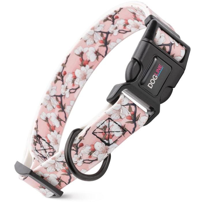 Dogline 1" Biothane Printed Dog Collar with Quick Release Buckle
