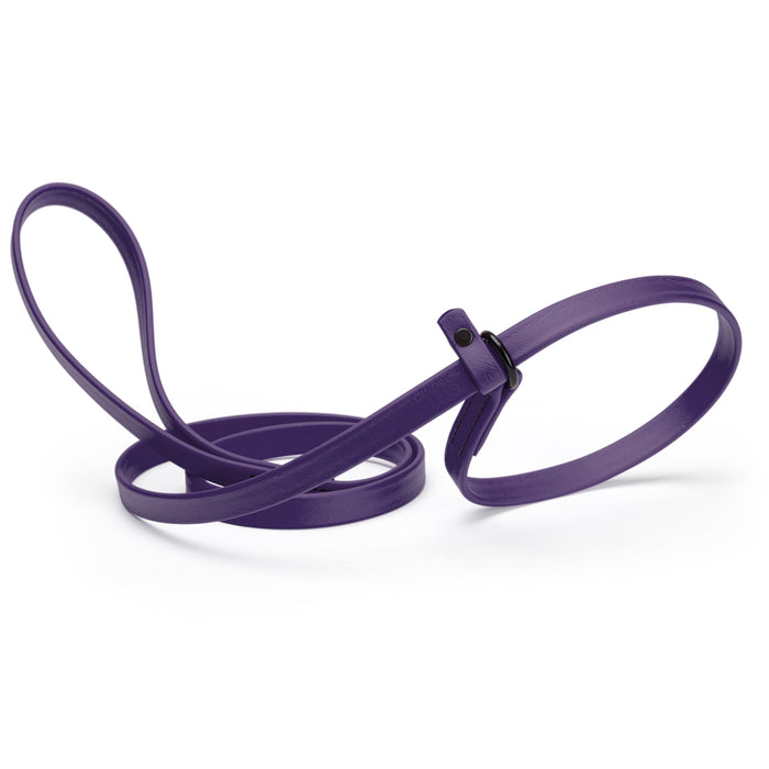 Violet Purple slip lead dog leash, made from waterproof Biothane, 5/8-inch wide