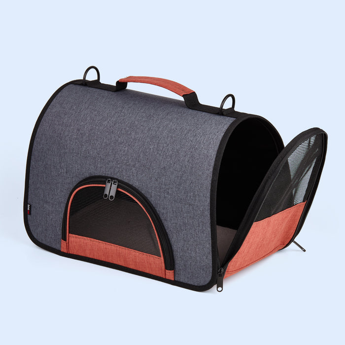 Dual Color Collapsible Pet Carrier