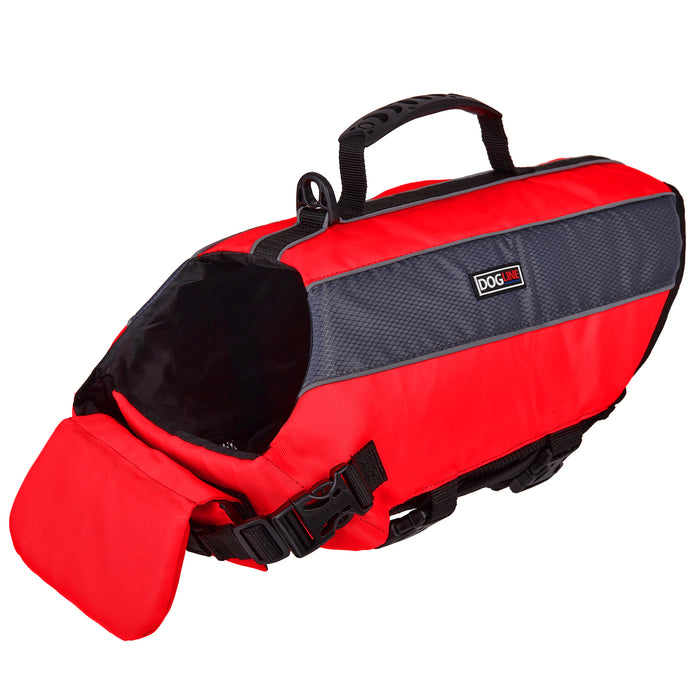 Red Dog Life Vest Flotation Device