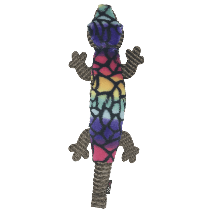 Interactive moving dog toy, lizard with moving tail