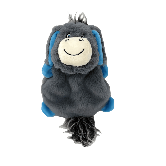 Interactive moving dog toy, donkey with moving ears