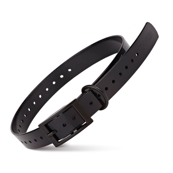 Biothane E-Collar Replacement Strap, black color