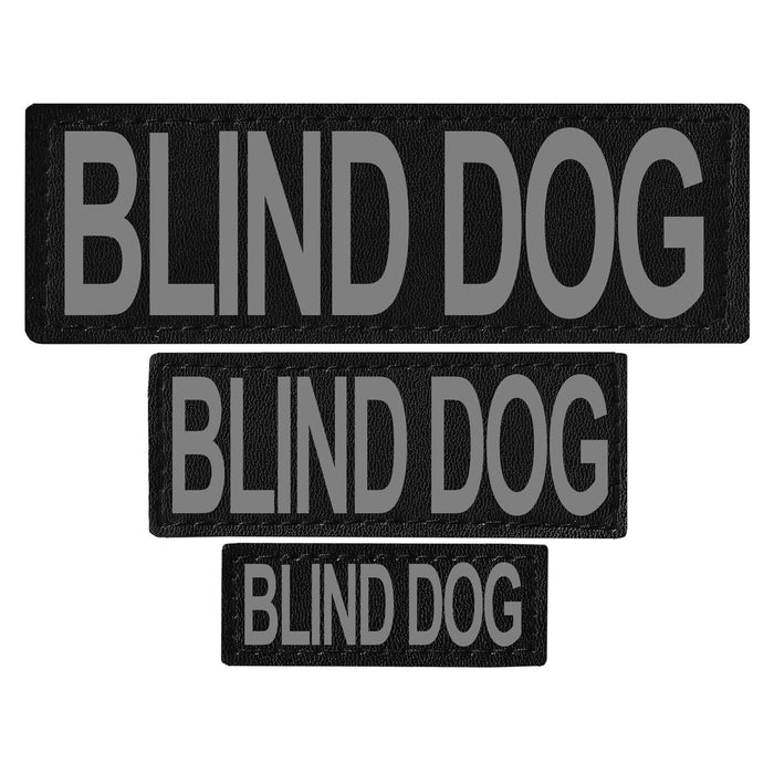 Blind Dog reflective patch, 3 sizes to choose from