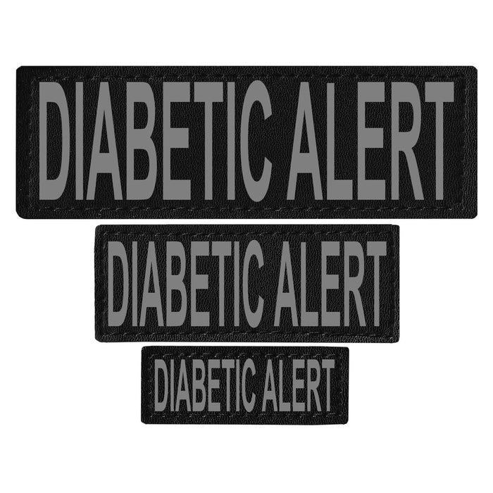 Diabetic Alert reflective patch, 3 sizes to choose from