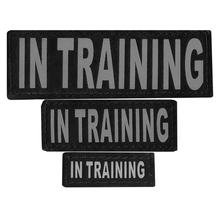 In Training reflective patch, 3 sizes to choose from