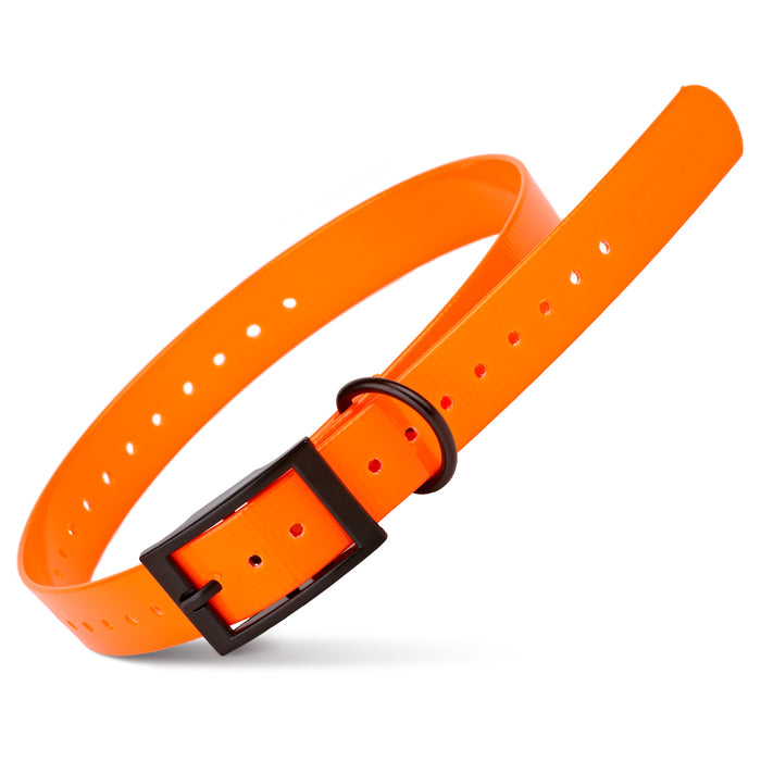 Biothane E-Collar Replacement Strap, orange color