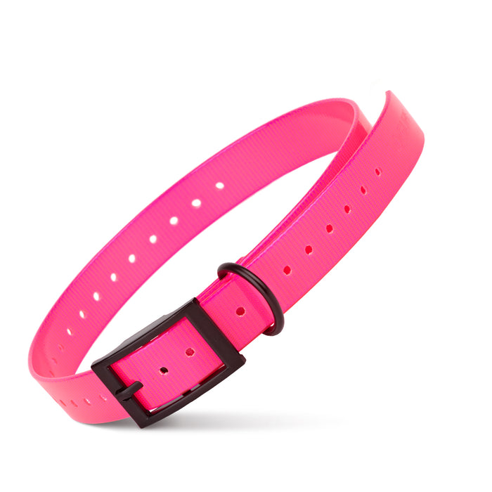 Biothane E-Collar Replacement Strap, pink color