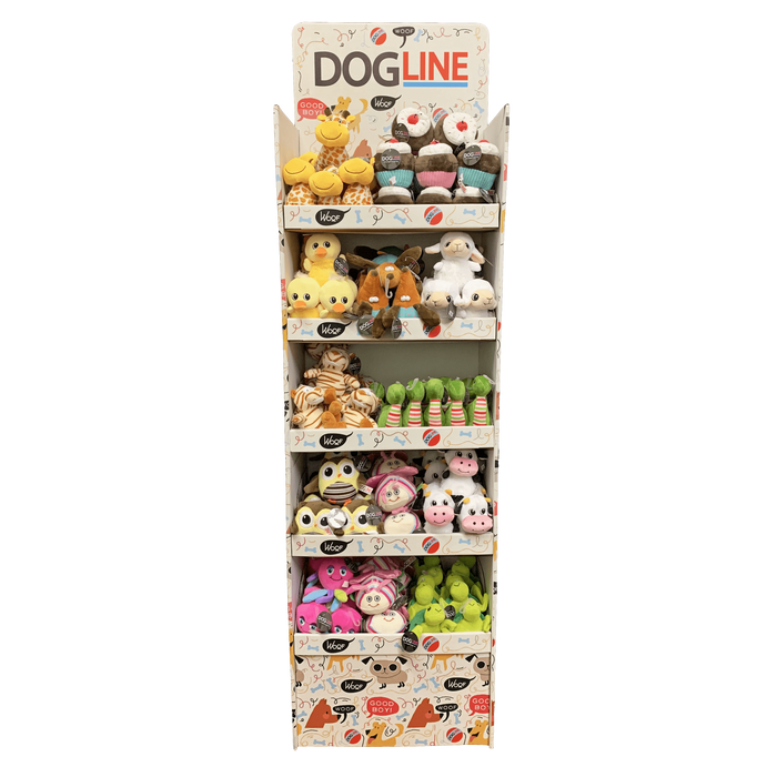 Dog toys display