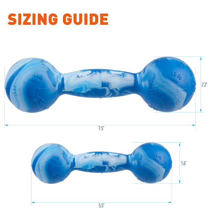 Rubber Dumbbell Toy