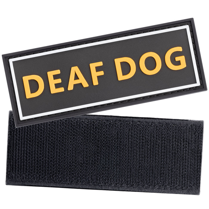 Dogline Deaf Dog 3D Rubber Patches