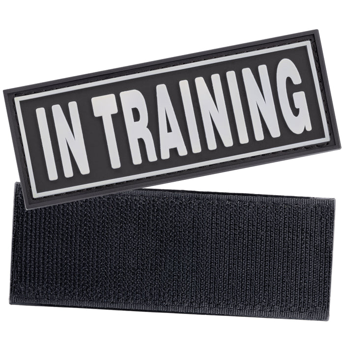 Dogline 3D Rubber In Training Removable Patches for Dog Harness and Vest