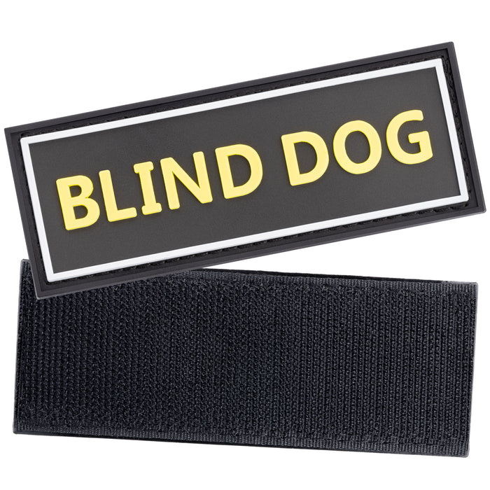 Dogline Blind Dog 3D Rubber Patches