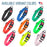 Waterproof collars for dogs with plastic safety lock buckle, made from PVC coated webbing, 9 colors available