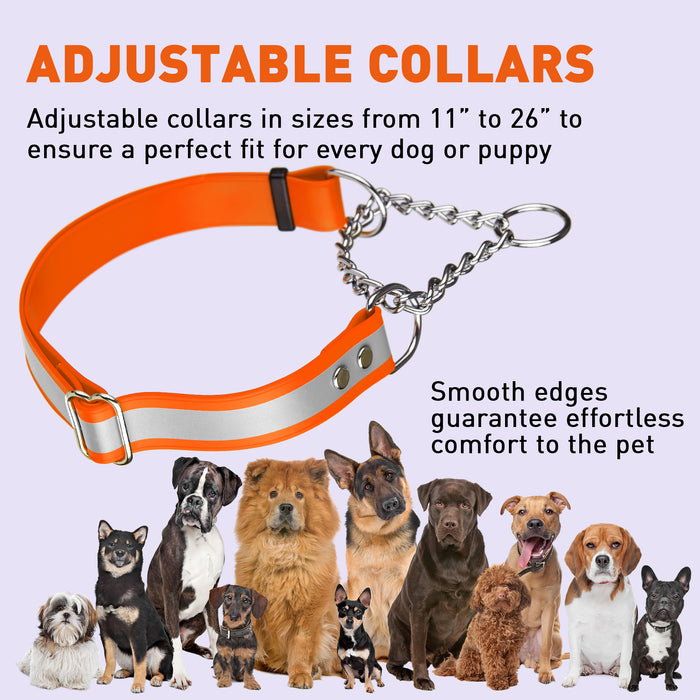 Reflective Biothane Martingale Collar