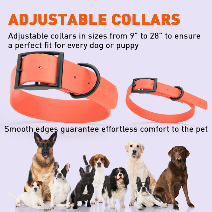 Biothane Waterproof Collar - Wide - L (16 to 20 inches)