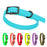 Biothane waterproof collar for dogs with black hardware, size XS, from 9 to 12 inches long, sky blue, green, coral, red, yellow, purple, olive and 18 other color options