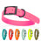 Biothane waterproof collar for dogs with black hardware, size L, from 18 to 22 inches long, pink, aqua blue, red, orange, sage green, yellow, olive and 18 other color options