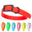 Biothane waterproof collar for dogs with black hardware, size XL, from 22 to 25 inches long, red, orange, green, blue, pink, yellow, pastel and 18 other color options