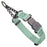 Sage Green Biothane martingale dog collar with black Herm Sprenger buckle and black chain, 1 inch wide, adjustable
