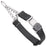 Chain martingale dog collar with Herm Sprenger buckle, 1 inch wide, made from Biothane, Black