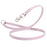 Pastel Purple Biothane dog leash with nickel-plated scissor snap and O-ring, 5/8 inch wide