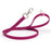 Magenta Pink dog leash with silver trigger snap and O-ring, made from waterproof Biothane, 3/4 inch wide