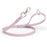 Pastel Purple dog leash with silver trigger snap and O-ring, made from waterproof Biothane, 3/4 inch wide
