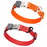 Pebble Biothane dog collars with Herm Sprenger Cliclock stainless steel buckle and metal D-ring, adjustable