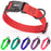 Pebble Biothane dog collar with quick release buckle and D-ring, adjustable, red, green, teal, blue, purple, pink and 2 other color options 
