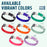 Pebble textured Biothane dog collars with Herm Sprenger ClicLock buckle are available in 8 colors