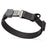 Pebble Grip Biothane dog collar with Herm Sprenger black Cliclock buckle, 1 inch wide, Black