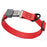 Pebble Grip Biothane dog collar with Herm Sprenger black Cliclock buckle, 1 inch wide, Cherry Red 