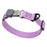 Pebble Grip Biothane dog collar with Herm Sprenger black Cliclock buckle, 1 inch wide, Amethyst Purple 