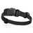 Black dog collar with magnetic buckle, made from Pebble Grip Biothane, width 3/4 inch