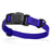 Blueberry dog collar with magnetic buckle, made from Pebble Grip Biothane, width 3/4 inch