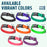 Pebble textured Biothane dog collars with magnetic buckle are available in 8 colors
