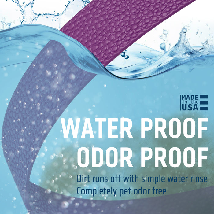 Dogline Pebble Emboss Biothane Dog Collar with Magnetic Buckle