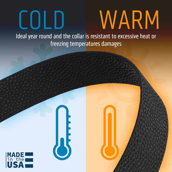 Dogline Pebble Emboss Biothane Dog Collar with Magnetic Buckle