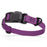 Grape Purple dog collar with magnetic buckle, made from Pebble Grip Biothane, width 3/4 inch