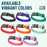 Pebble textured Biothane dog collars with magnetic buckle are available in 8 colors