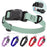 Pebble Emboss Biothane dog collar with magnetic buckle and D-ring, adjustable. Sage Green, purple, blue, black, red, pink, and 2 other colors available
