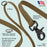 Biothane Dog Leash with Black Scissor Snap