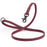 Merlot Burgundy Biothane dog leash with black scissor snap and O-ring, 5/8 inch wide