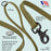Long Line Biothane Dog Lead with Black Scissor Snap