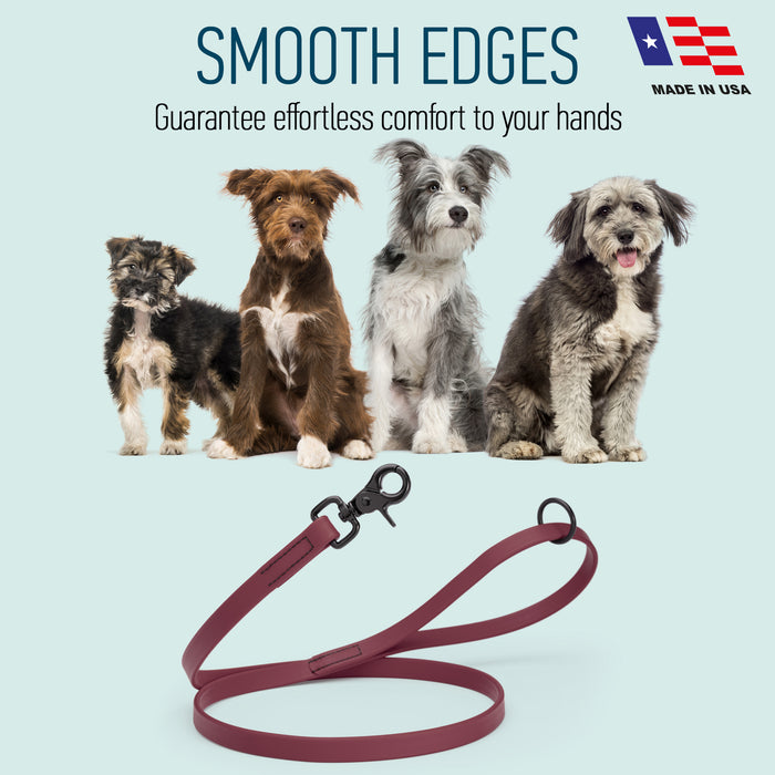 Long Line Biothane Dog Lead with Black Scissor Snap
